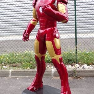 Statue d'Iron Man Super héros avec son armure à propulseur